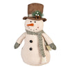 Fabric Snowman 21"H