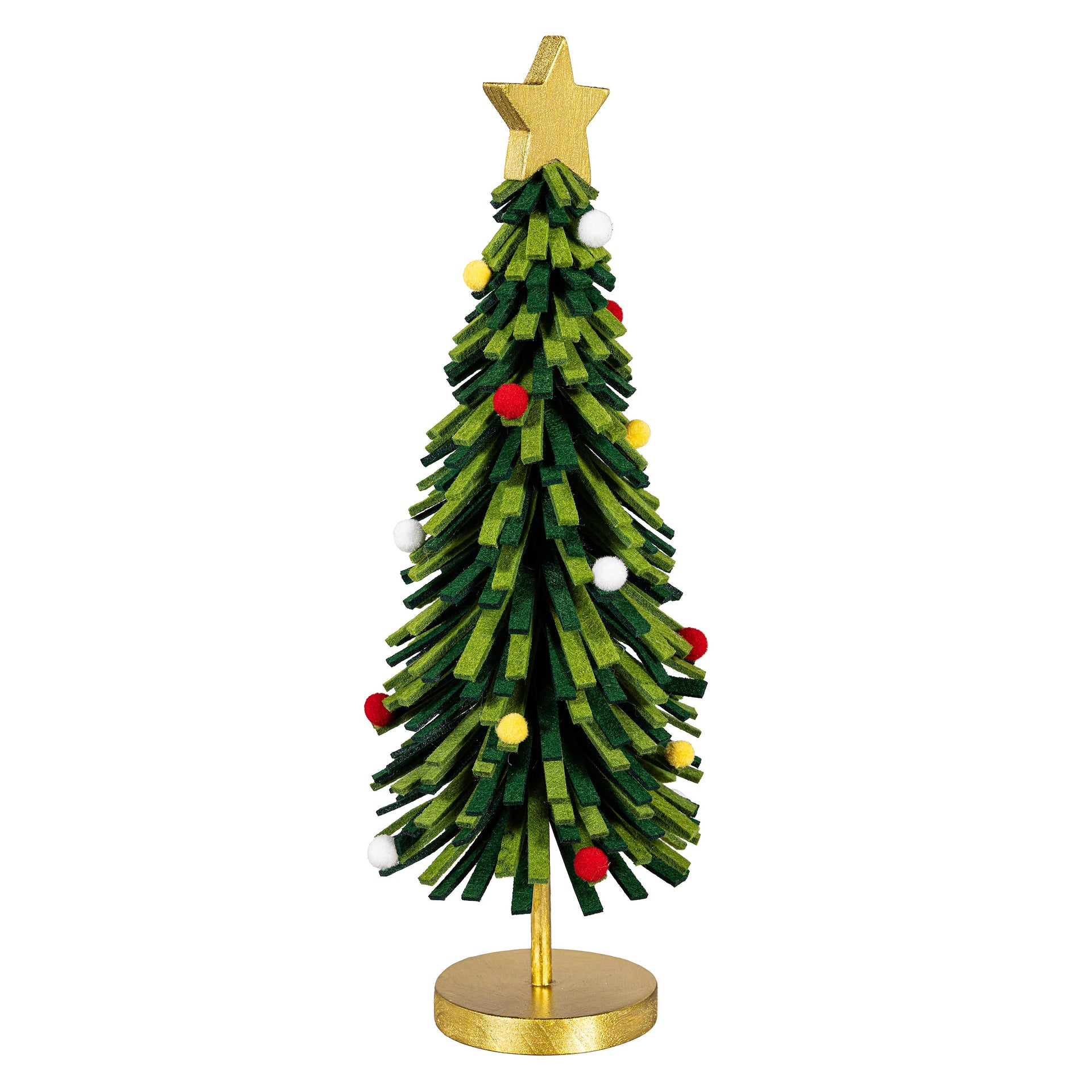 Traditional Santa Table Décor Christmas Tree