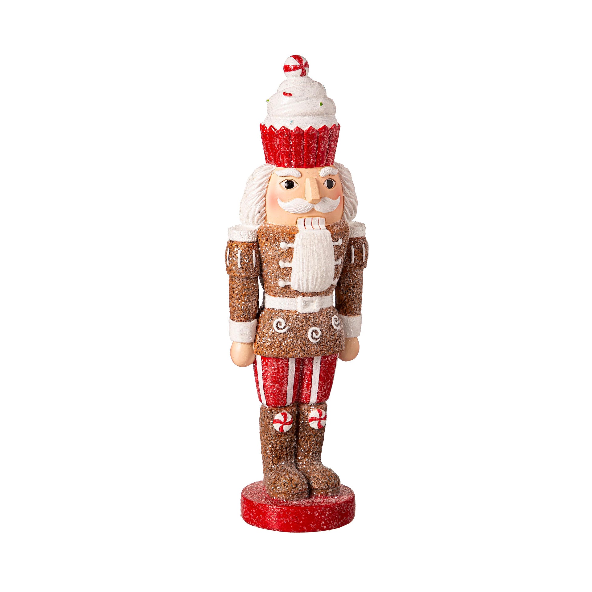 Resin Gingerbread Nutcracker 10.25"
