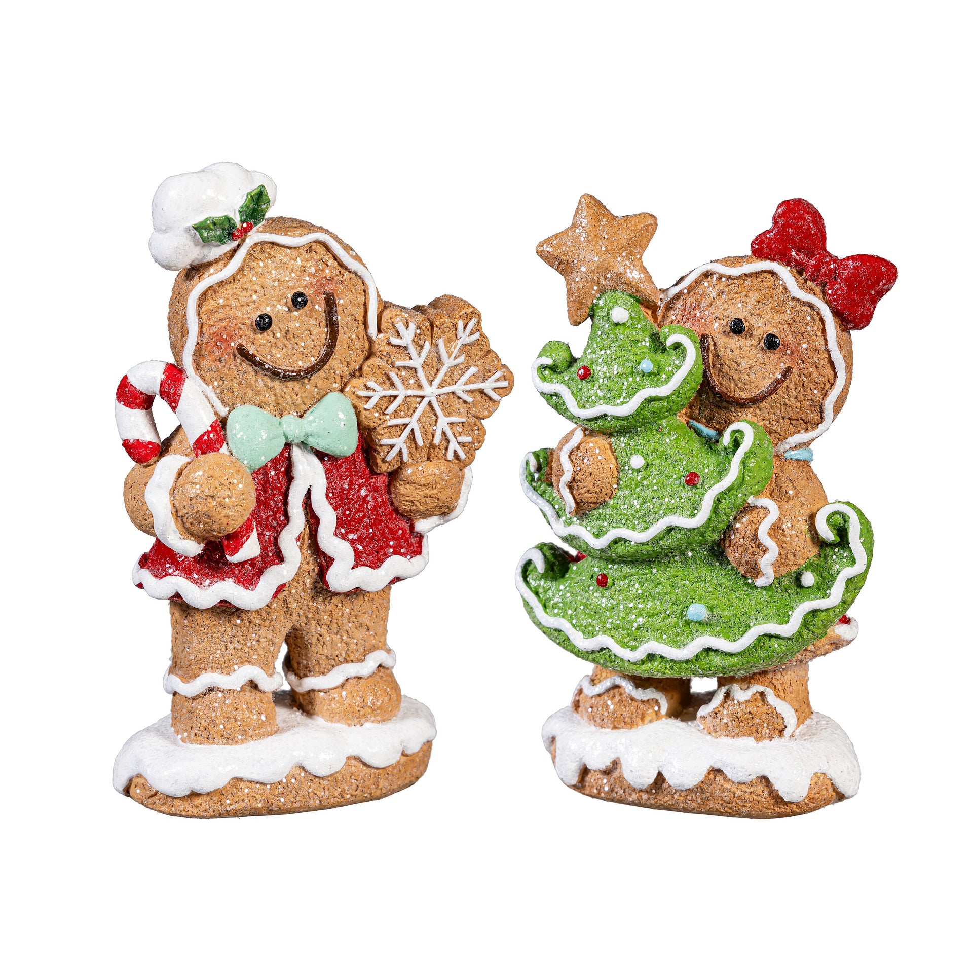 Resin Gingerbread Figurine 5.25"