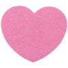 Dishtowel with pink heart-shaped design on a white background