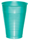 Solid Color 12 oz Plastic Cups
