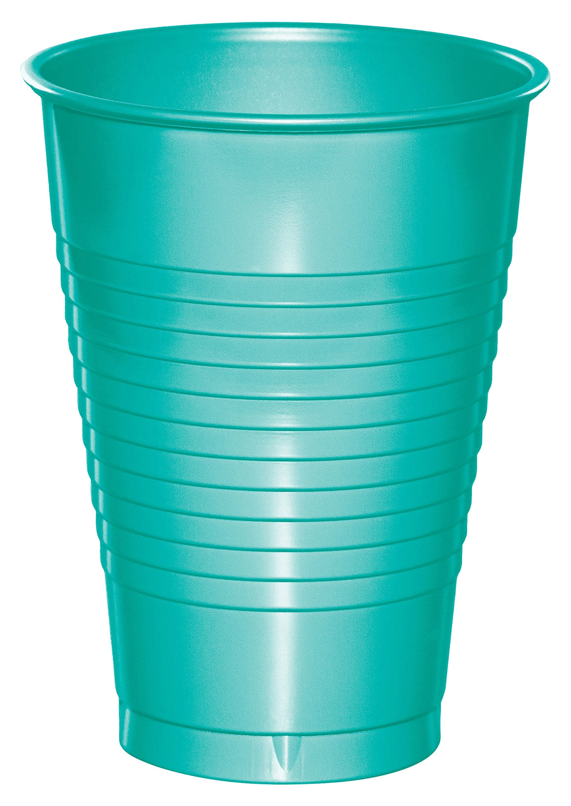 Solid Color 12 oz Plastic Cups