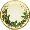 Paper Plate 7" Winter Holly 12/25 (dis)