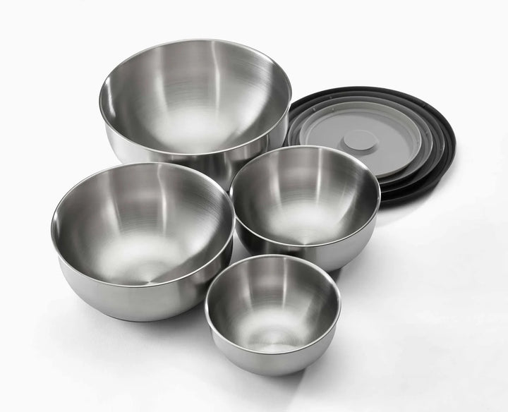 Prep and Store Nest Set Stainless with Lids