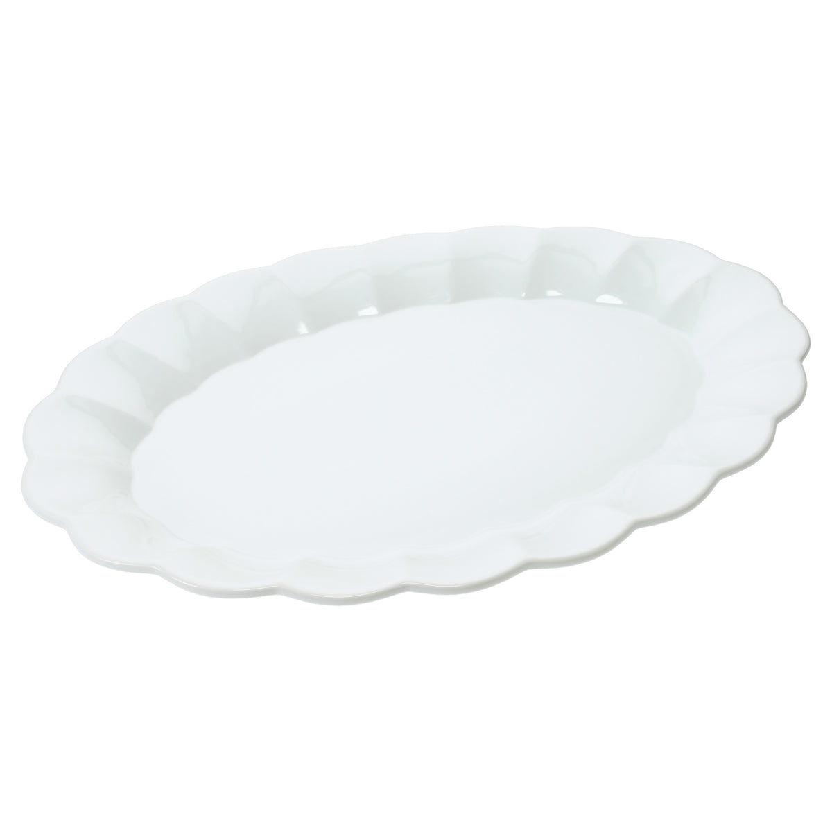 Scalloped Platter 18"