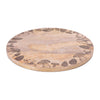 Wood Mushroom Tray 12"