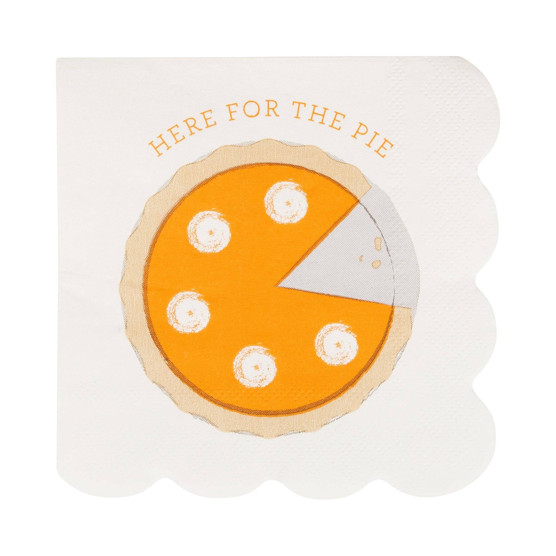 Here for the Pie Cocktail Napkin (24ct)