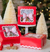 Red and Pink Cookie Box with bow