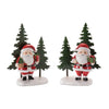 Santa w/Tree and Package Figurine
