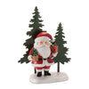 Santa w/Tree and Package Figurine
