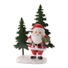 Santa w/Tree and Package Figurine