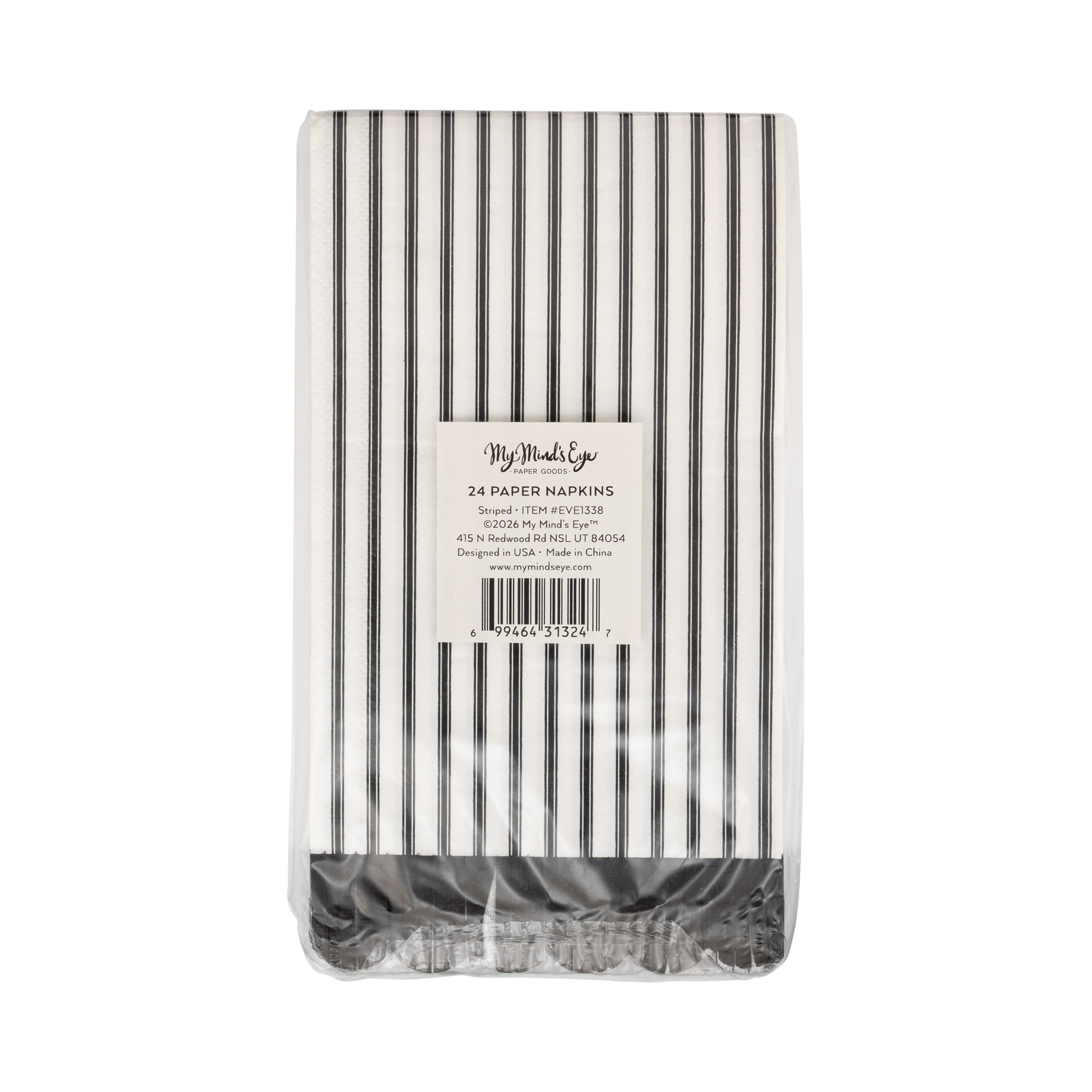 Toile Striped Dinner Napkin