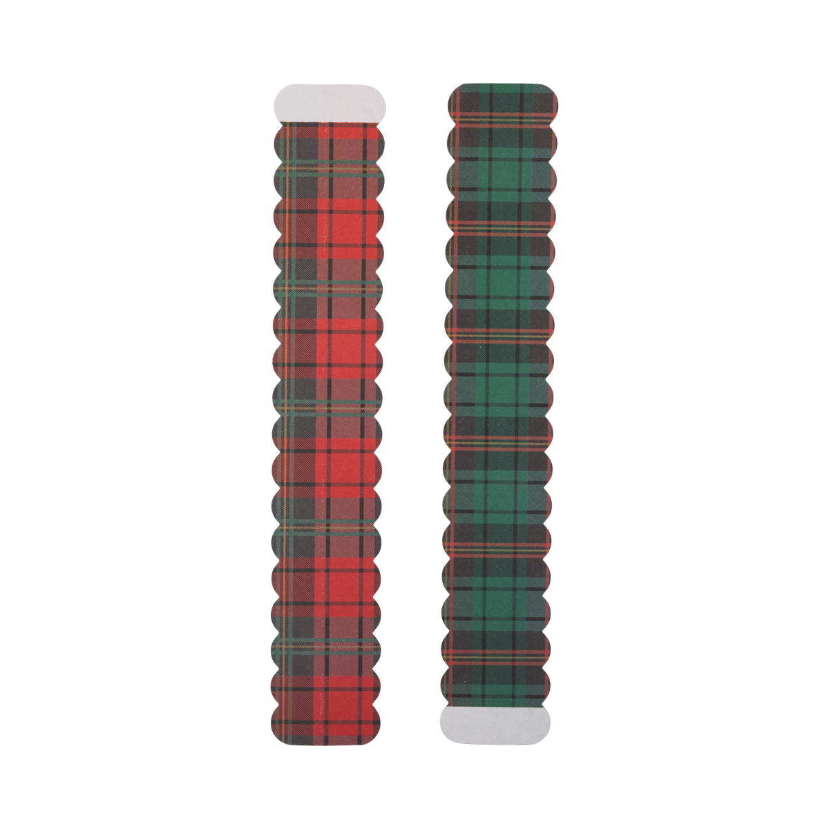 Red and Green Plaid 20ft Christmas Paper Chains