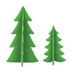 Flocked Tree Figure, Set of 2