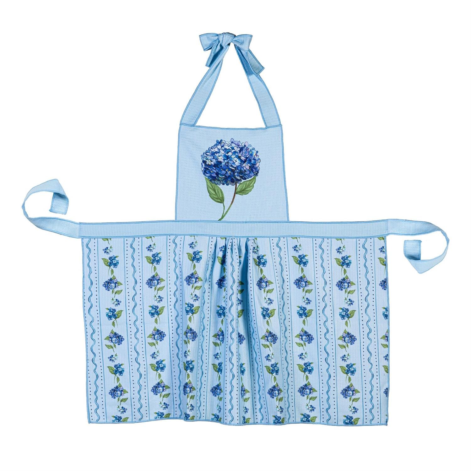 Hydrangea Haven Quick Dry Waffle Weave Apron