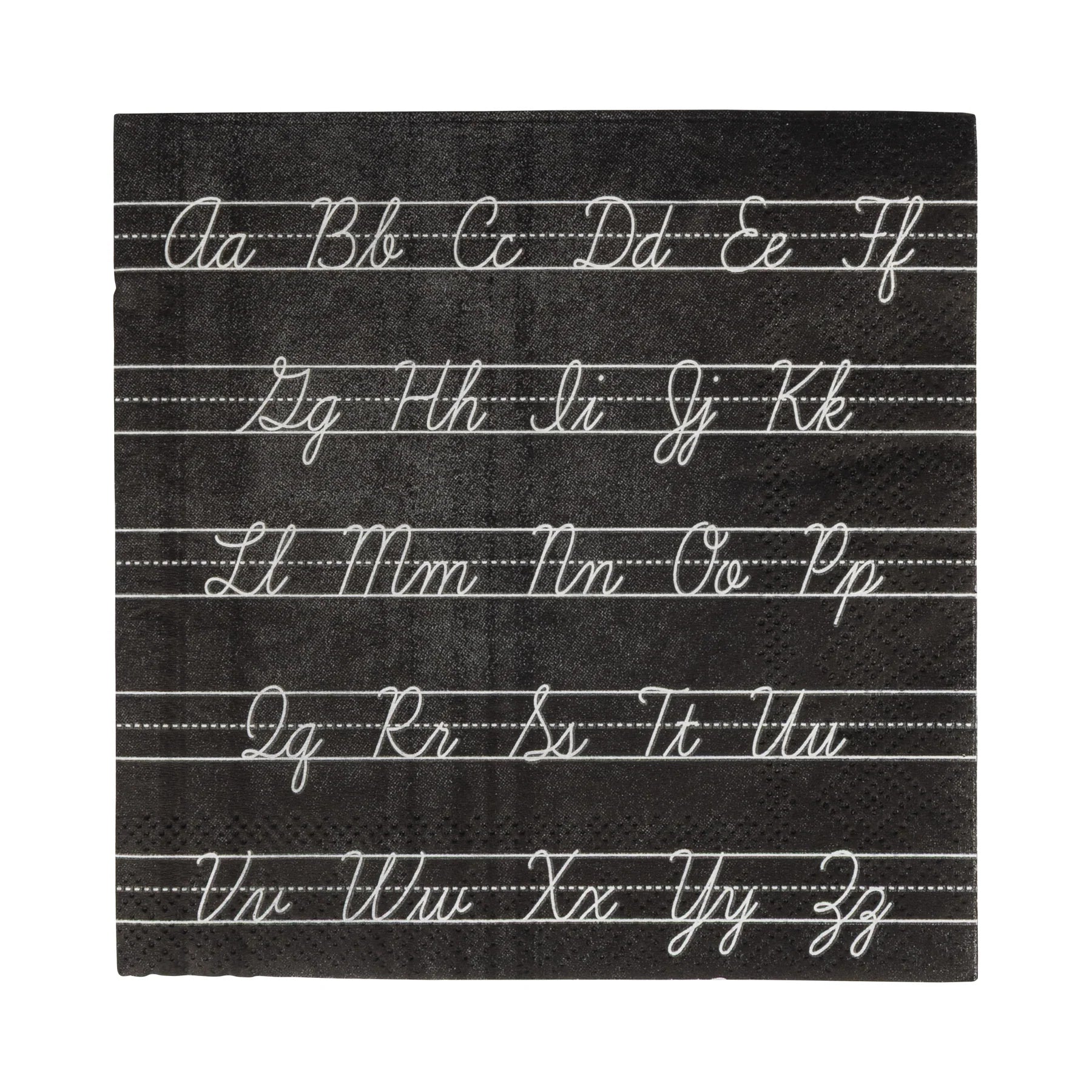 Cursive ABC's Paper Napkin
