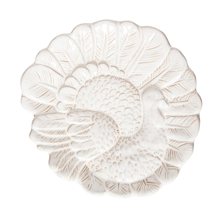 White Turkey Plate