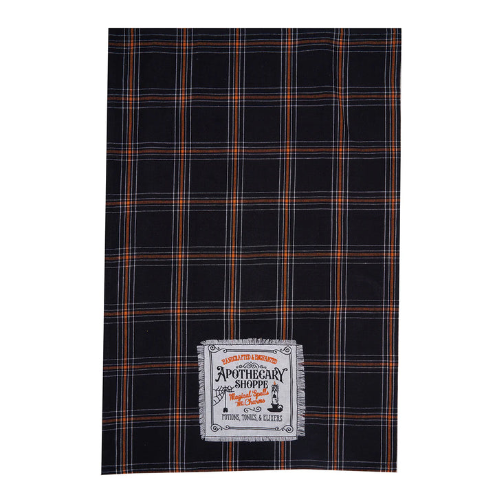 Apothecary Shoppe Plaid Kitchen Towel