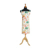 Apron with pumpkin pattern on a mannequin against a white background