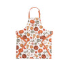 Apron with pumpkin pattern on a white background