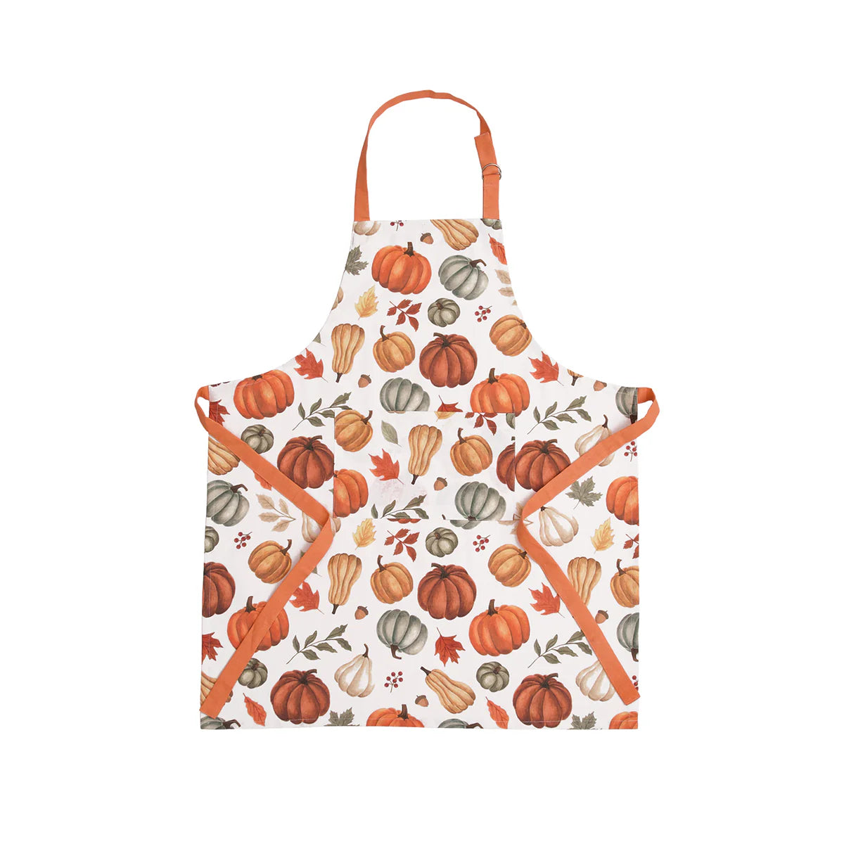 Apron with pumpkin pattern on a white background