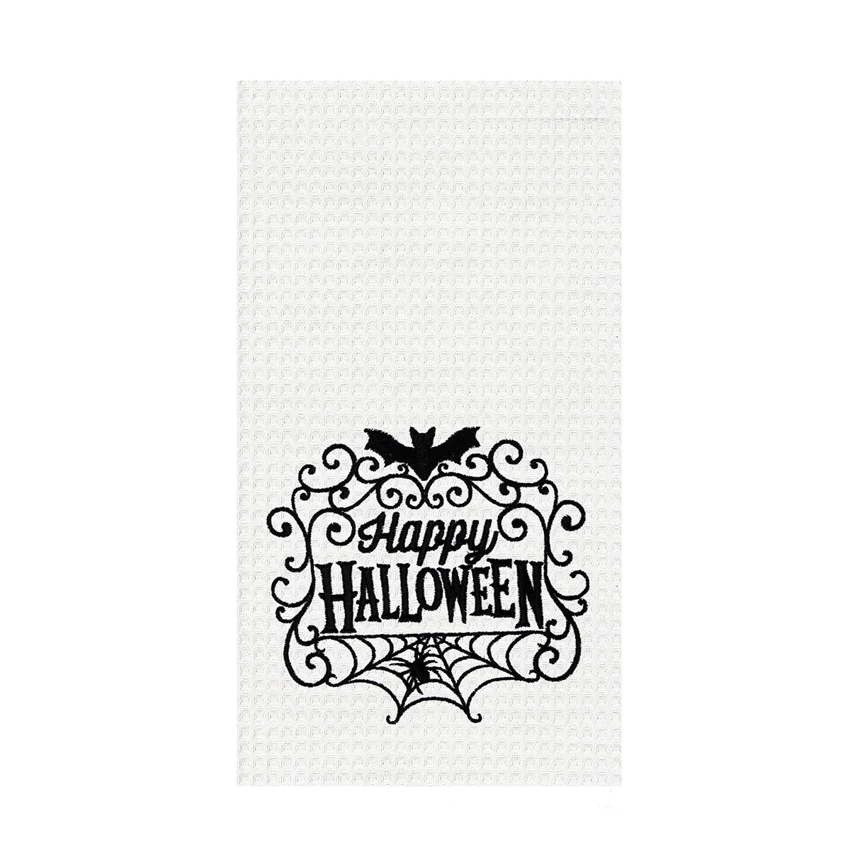 Happy Halloween Bats Towel