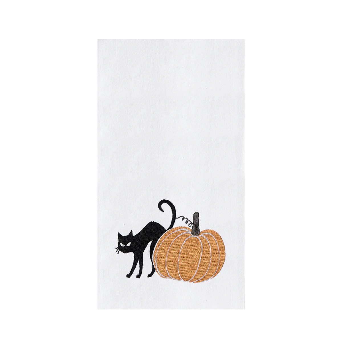 Cat and Pumpkin Towel