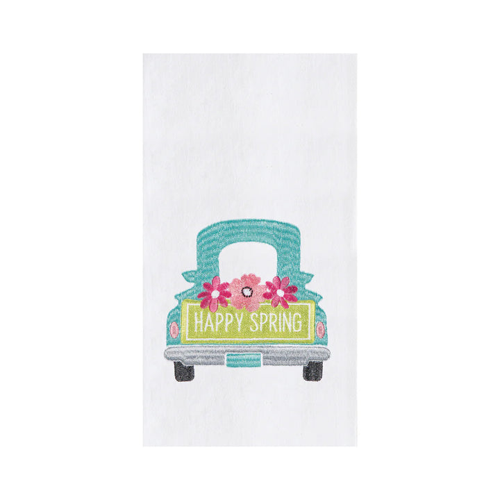 Happy Spring Truck Towel