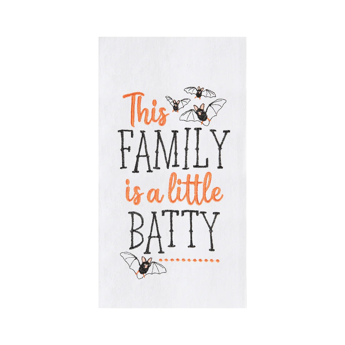 Batty Family Flour Sack Kitchen Towel