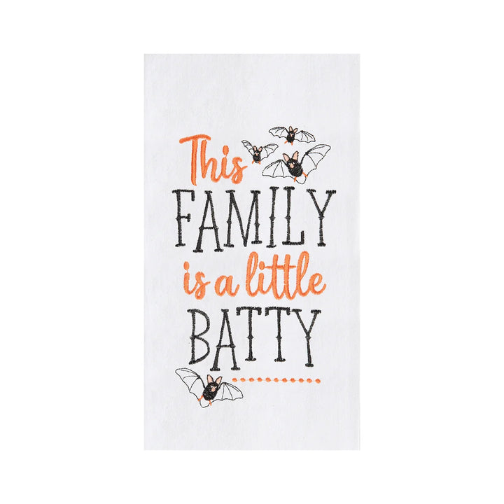 Batty Family Flour Sack Kitchen Towel