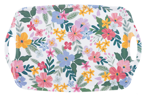 Floral Bloom Serving Tray