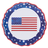 American Flag Salad Plate