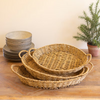 Woven Vine Oval Tray w/Handles