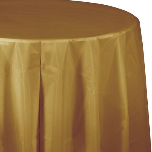Solid Color 82" Round Table Covers