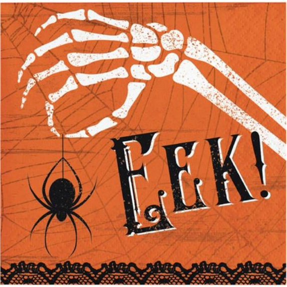 Beverage Napkin Wicked Webs 12/16