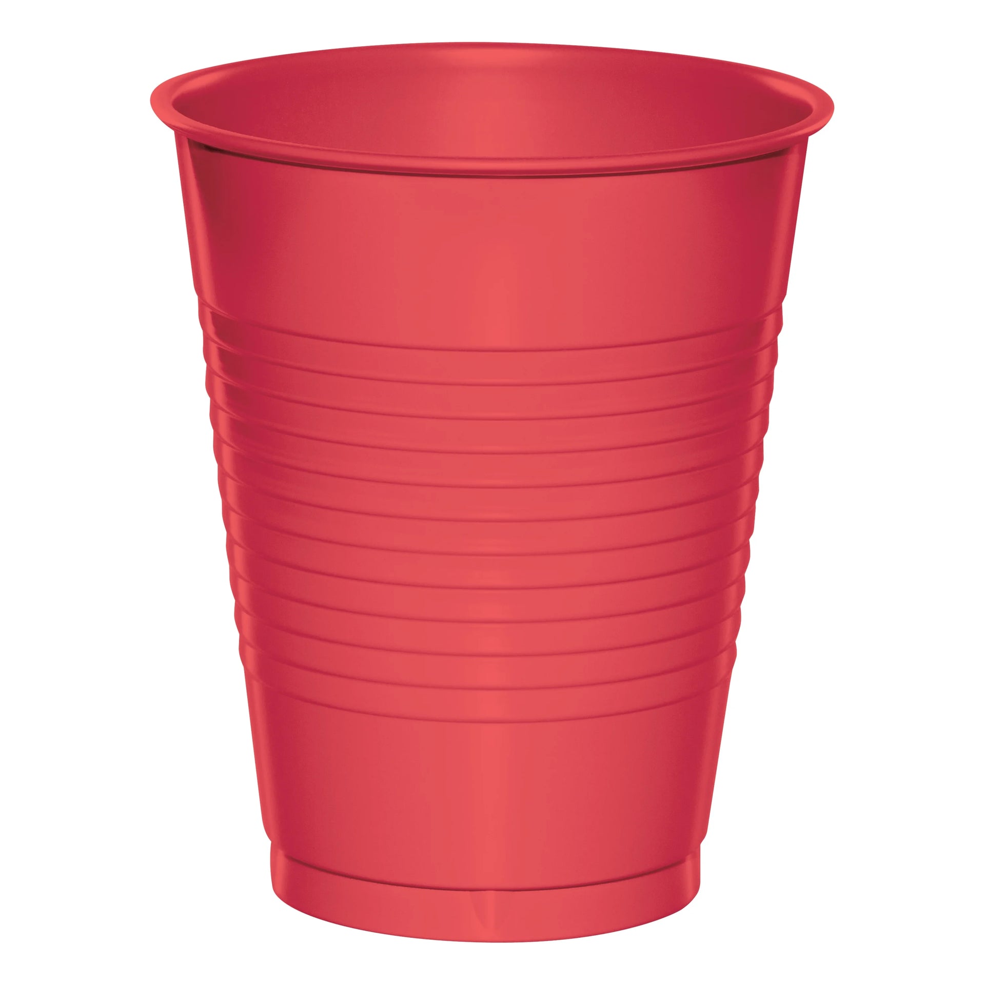 Solid Color 12 oz Plastic Cups