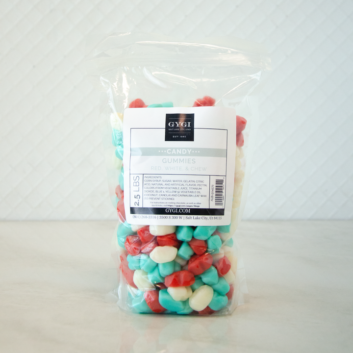 Red, White, and Chew Gummies 2.5lbs