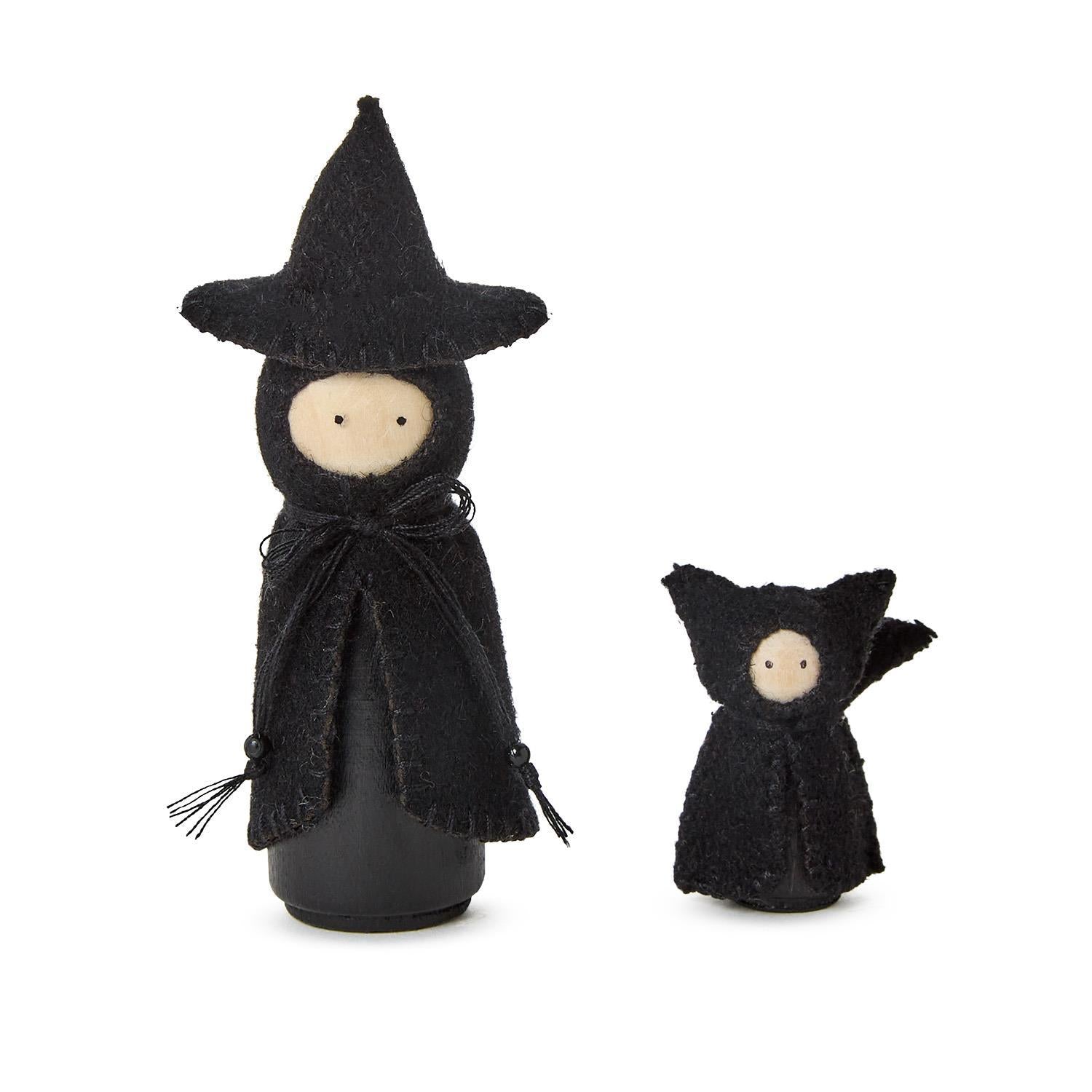 Woodland Witch and Cat