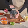 Easy Pull Hand Crank Food Processor