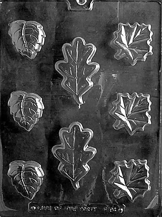 Candy Mold Leaf Assorted