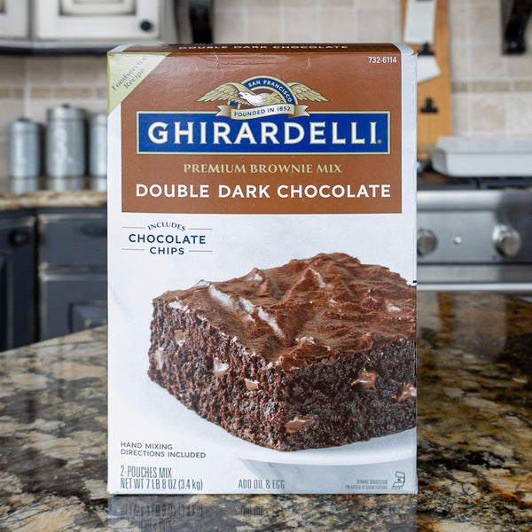 pot brownies with ghirardelli brownie mix Ghirardelli Double Dark Chocolate Brownie Mix, 7 lbs