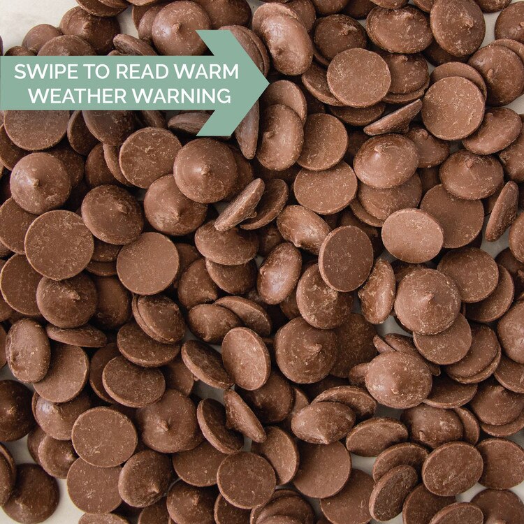 Ghirardelli Stanford Milk Chocolate Wafers - 35 lb. Case