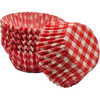 Gygi Red Gingham Baking Cup 50 ct. - Mini Size(dis)