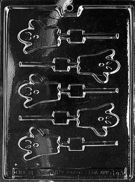 Candy Mold Ghost Lollie