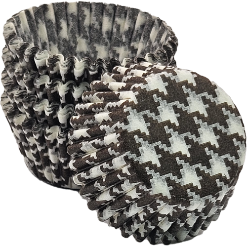 Gygi Houndstooth Baking Cups 50 ct. - Mini Size