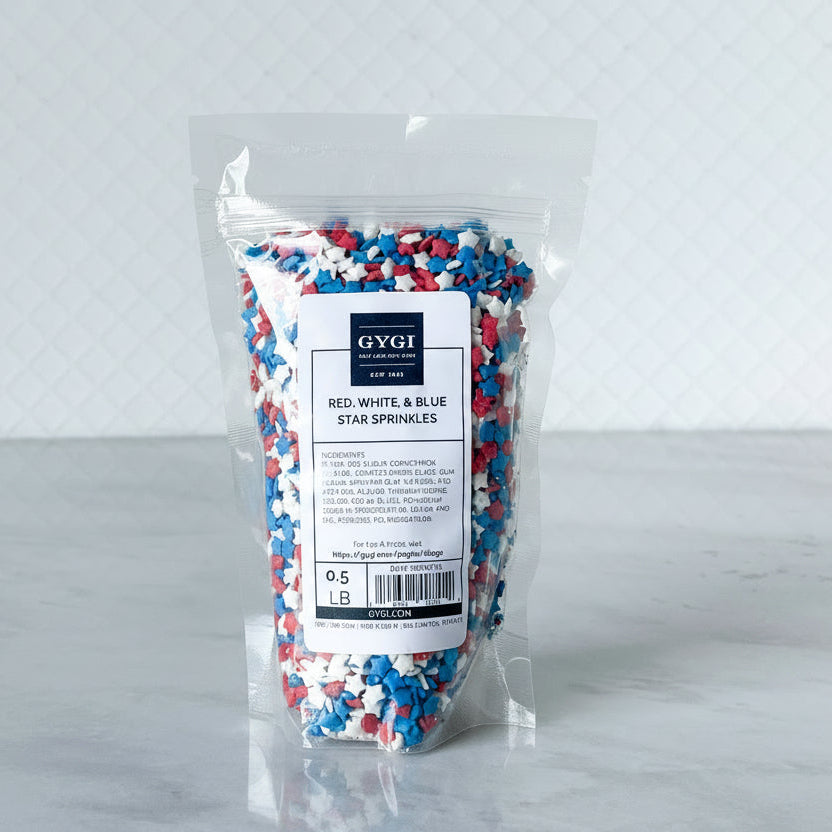 Sprinkles Red/White/Blue Stars 0.5lb