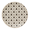 Stoneware Plate w/Tree 6"