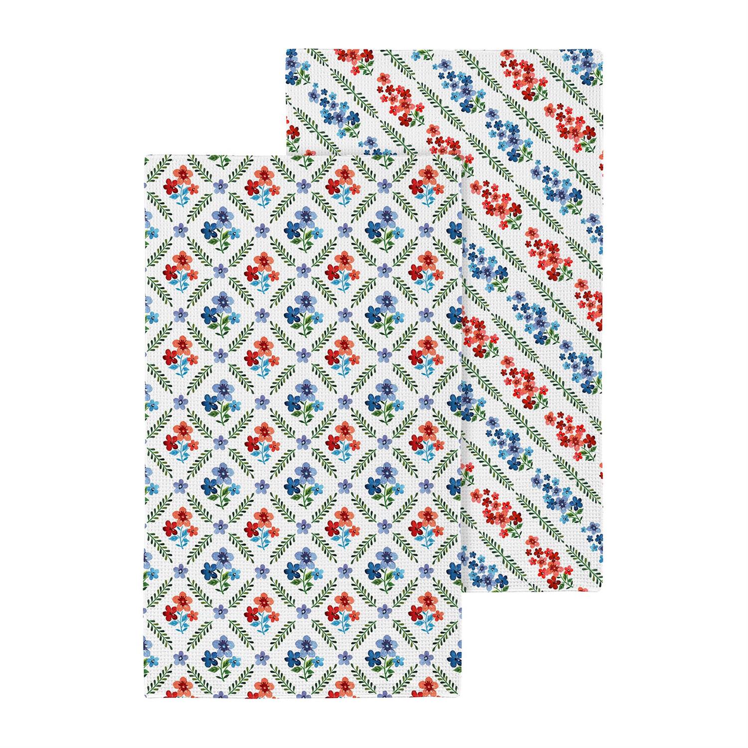 Red White & Bloom Kitchen Towel