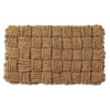 Woven Checks Coir Mat